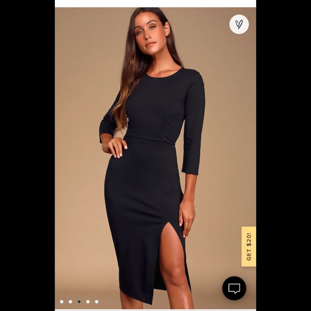 Embrace 3/4 sleeve Lulus Dress